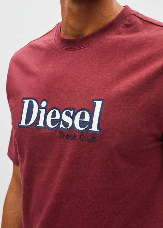 Diesel Walter T-Shirt Cranberry Red