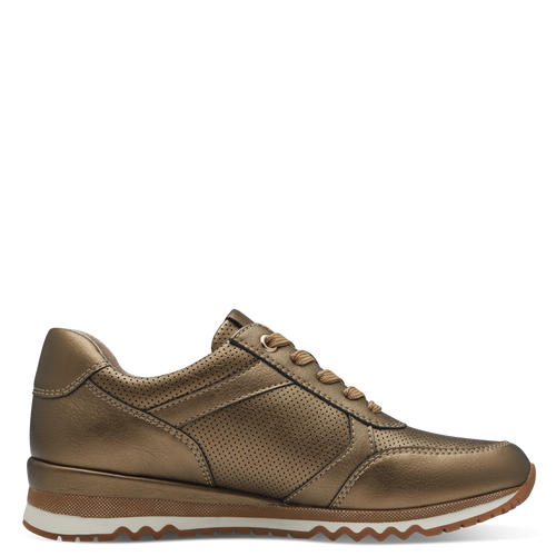 Marco Tozzi Lace Up Trainer -Dark Gold