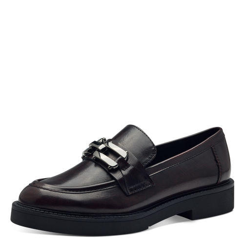 Marco Tozzi Chain Loafer- Bordeaux