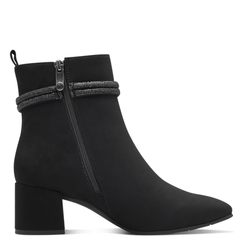 Marco Tozzi Black sparkle Knot Boot