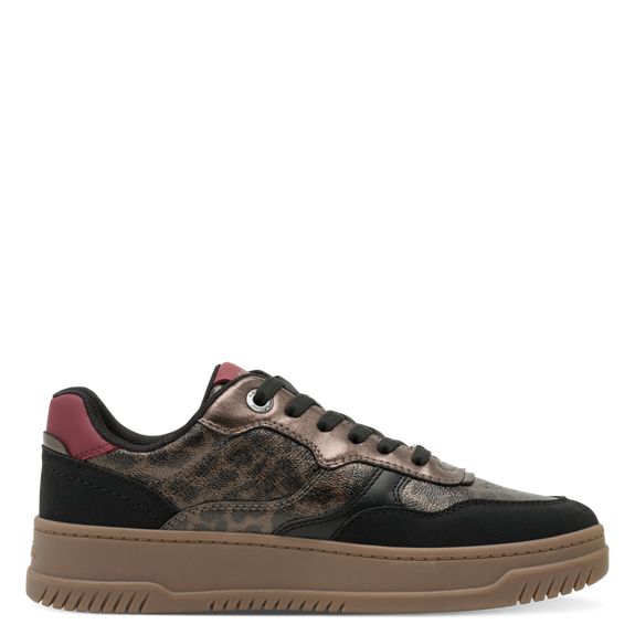 S.Oliver Gum Sole Leopard Trainers