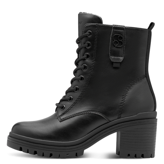 S.Oliver Lace Up Heel Boot