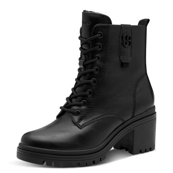 S.Oliver Lace Up Heel Boot