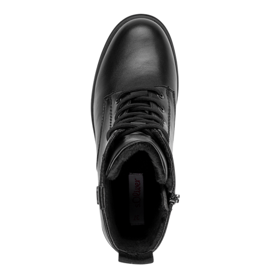 S.Oliver Lace Up Heel Boot