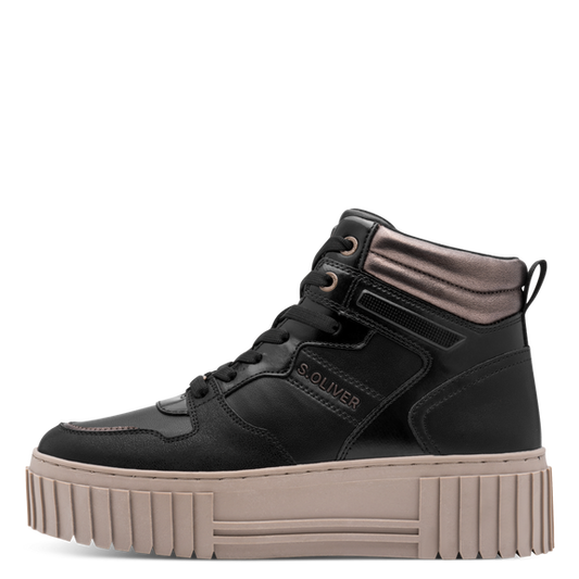 S.Oliver Platform Boot Black