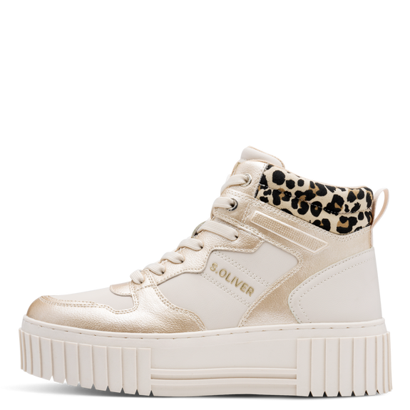 S.Oliver Platform Boot Beige