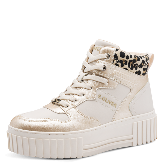 S.Oliver Platform Boot Beige