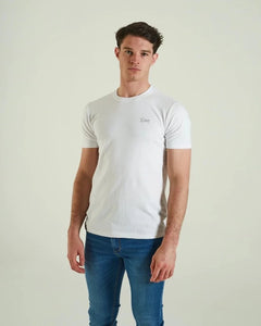 Diesel Basic Caden O Neck Tee Optic White