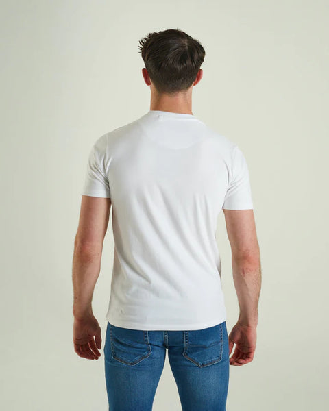 Diesel Basic Caden O Neck Tee Optic White