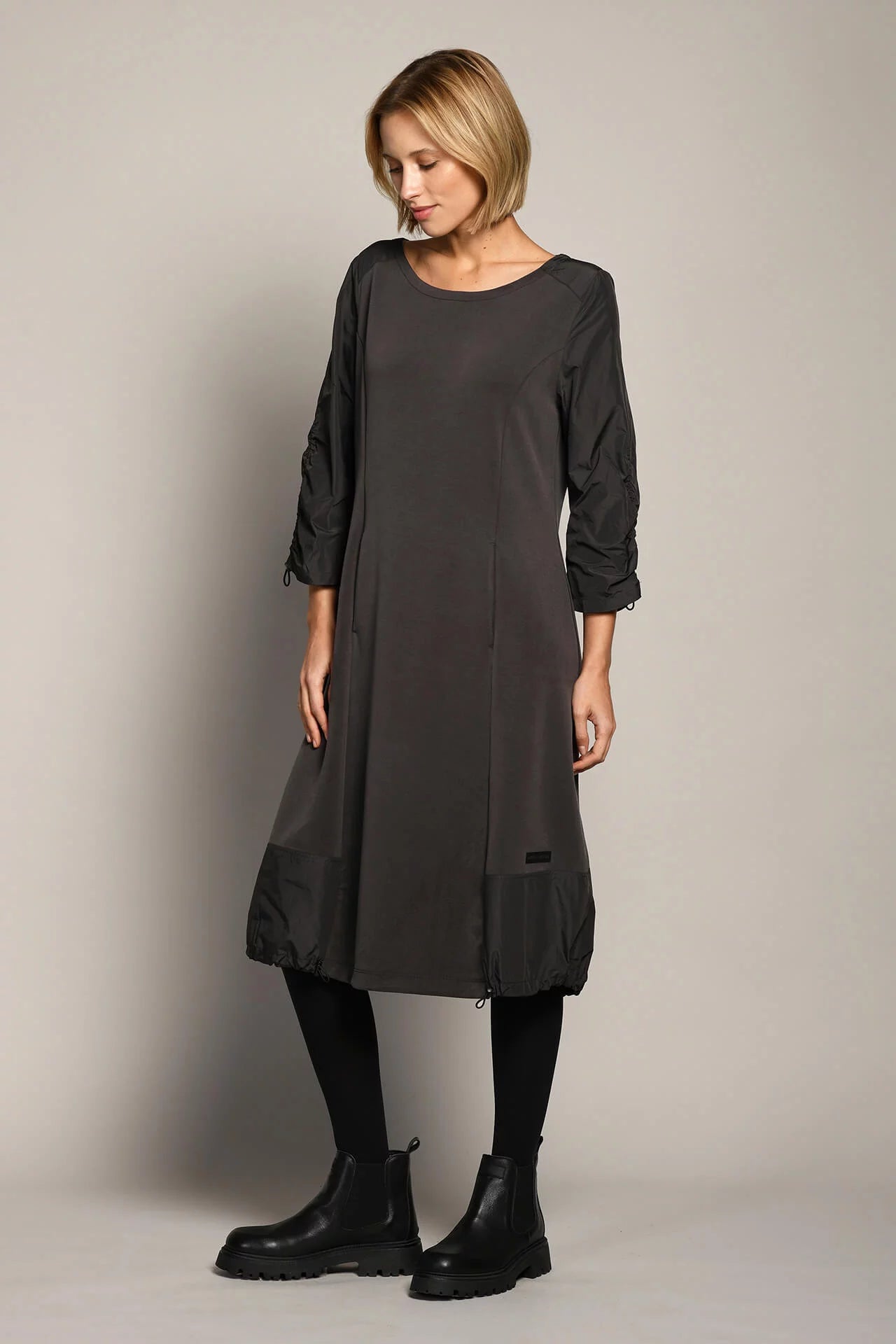 Amber & Moon Dress Dark Brown