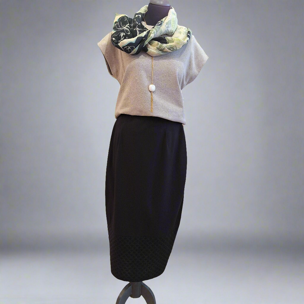 Peruzzi Jacquard Trim Skirt