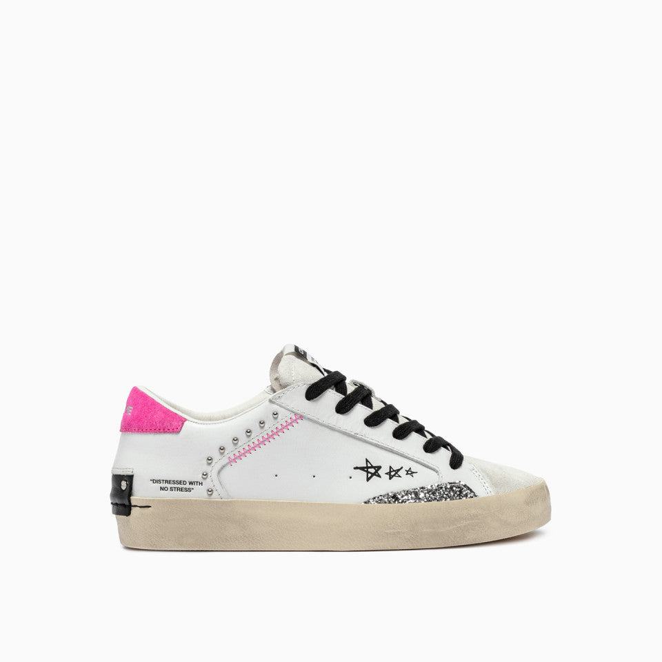 Crime London Distressed Pink Me Up