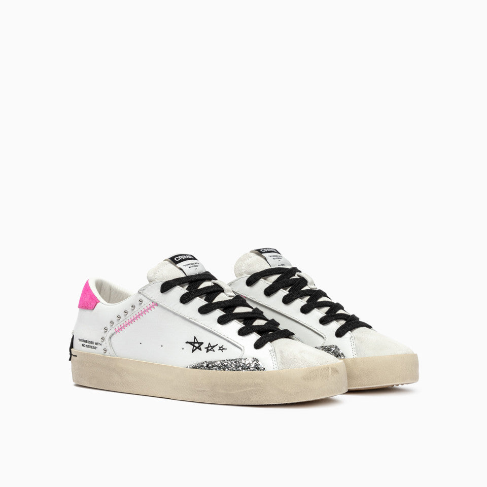 Crime London Distressed Pink Me Up