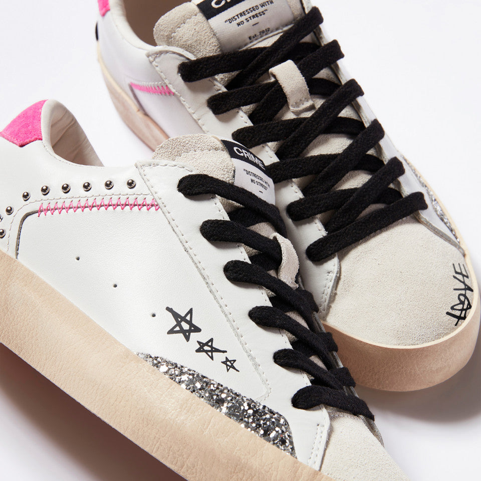 Crime London Distressed Pink Me Up