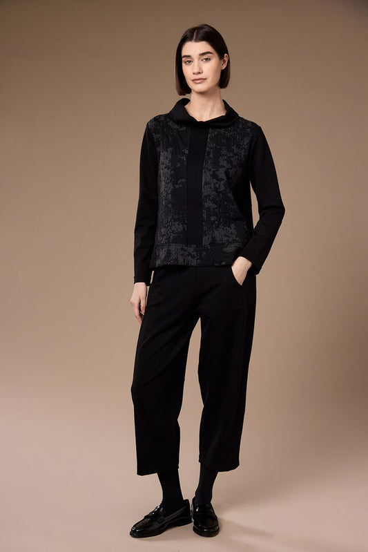 Peruzzi Jacquard Top Black