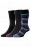 HJ328/3 Stripe/Dash 3-Pair Pack
