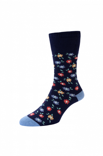 Ladies ditsy Floral Sock