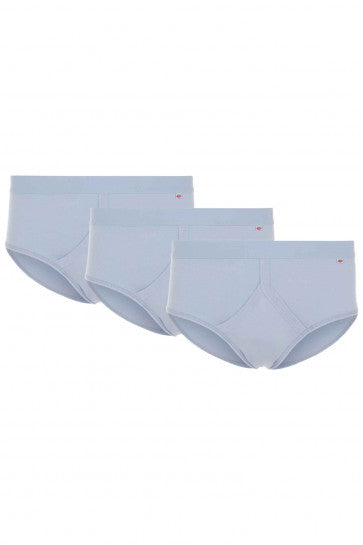 HJ Fly-front Brief 3 Pack White