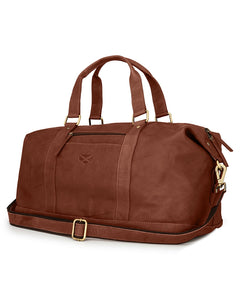 Hoggs of Fife Monarch Leather Carryon Holdall - Whiskey