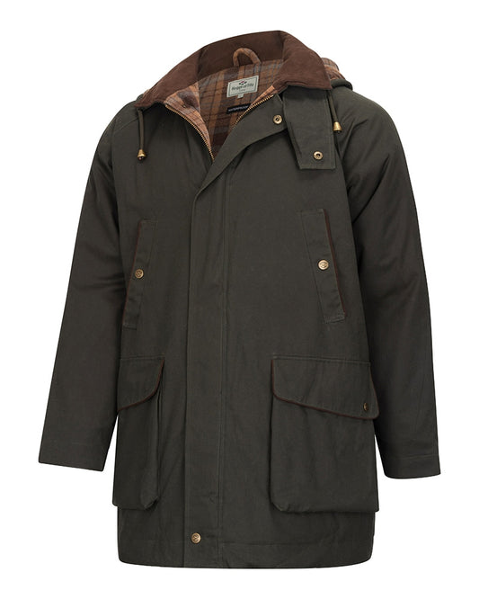 Hoggs Of Fife Kelso Waterproof Gents Wax Jacket