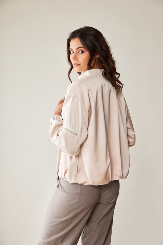 Peruzzi Bomber Jacket With Zip