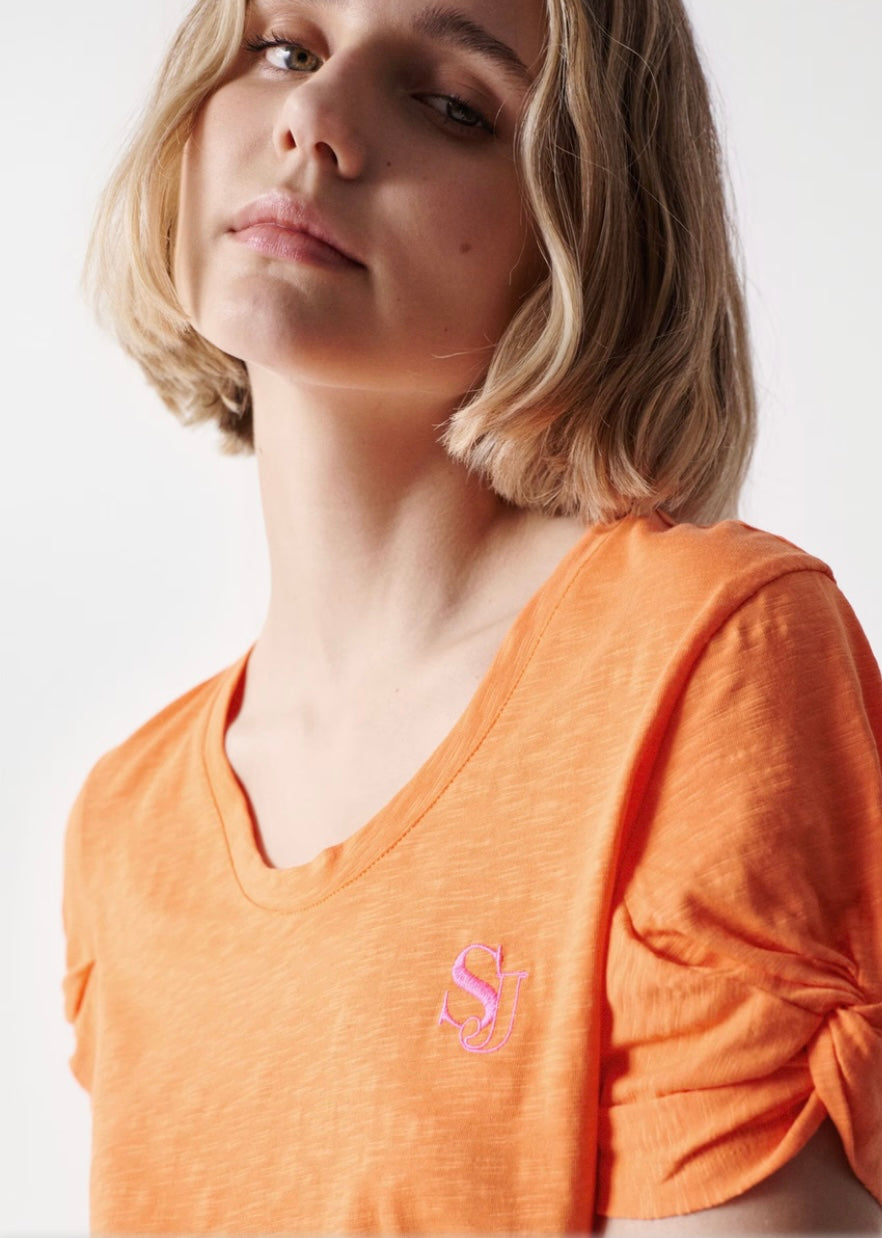 Salsa Plain T-shirt-Orange