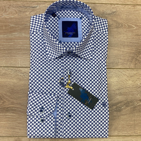 Benetti Volga Shirt/Blue-Navy