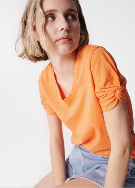 Salsa Plain T-shirt-Orange