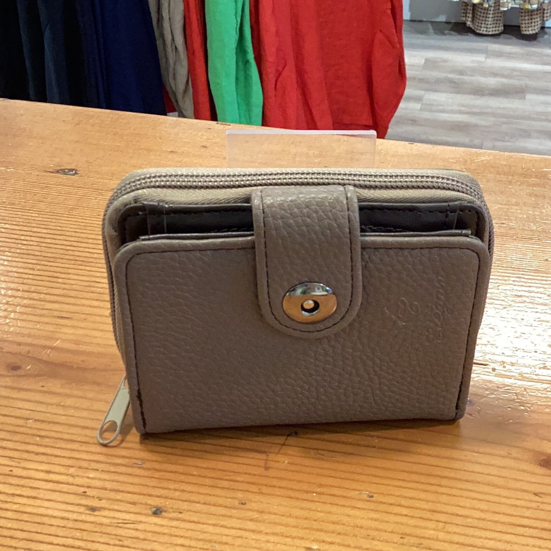 Wallet Vegan plain mid