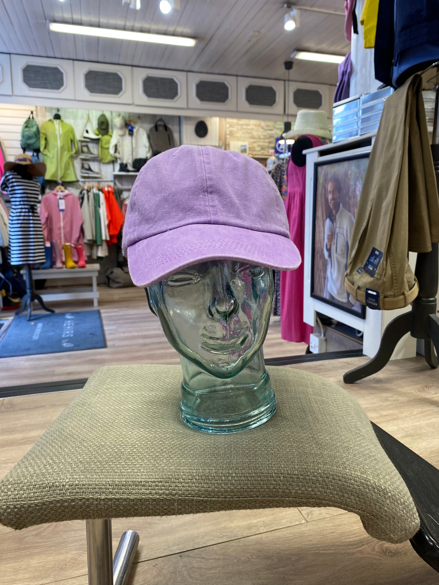 Baseball hat ladies-Plain washed