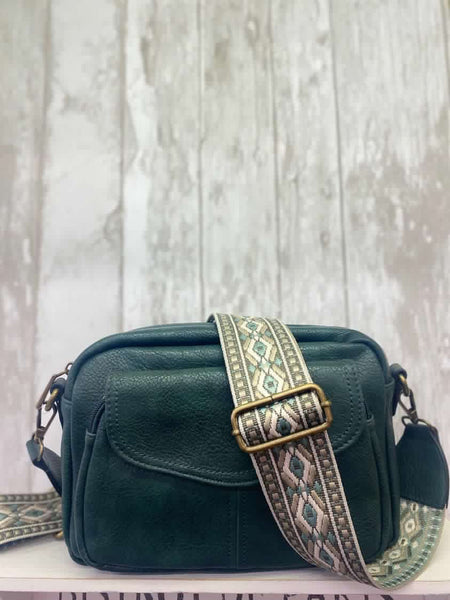 Vegan Leather Guitar Strap Bag