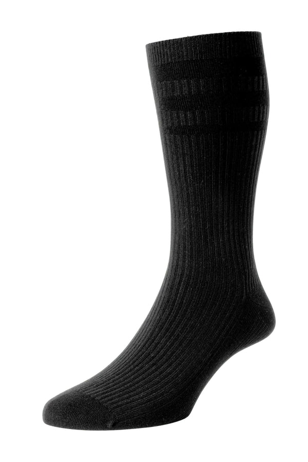 HJ910 Bamboo Softop Socks Black