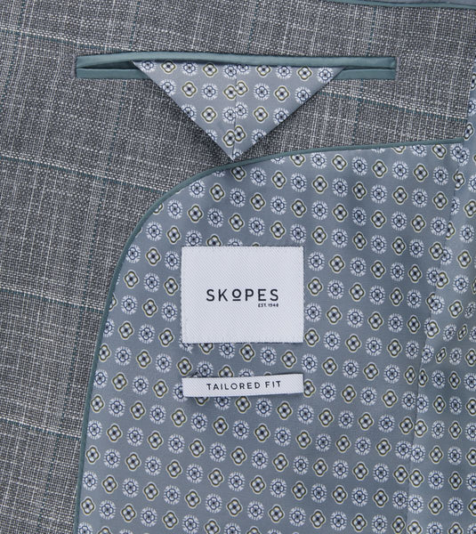 Skopes Louis Tailored Jacket -Sage Check