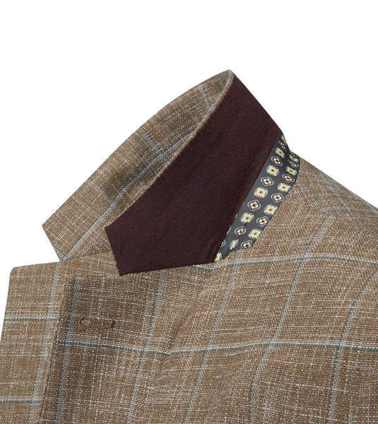 Skopes Louis Tailored Jacket -Corn Check