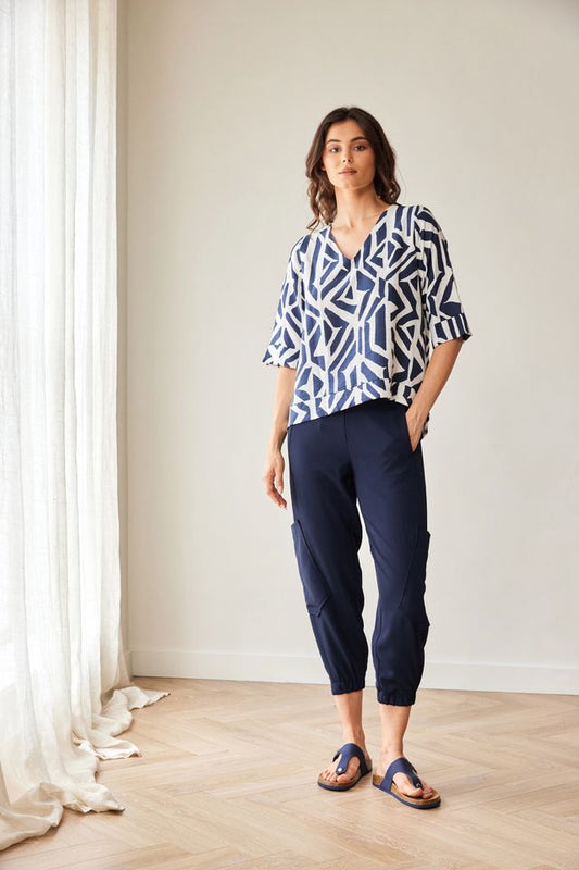 Peruzzi Geo Print Top