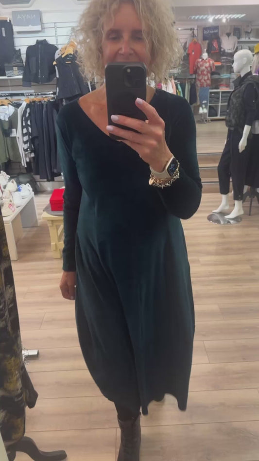 Luukaa Rosetta Dress Black