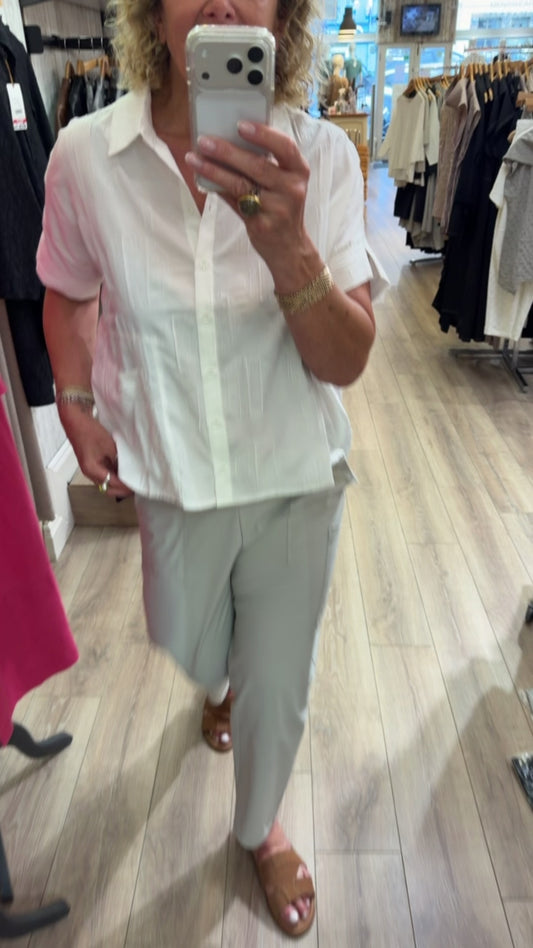 Naya Pull Up Trouser with Side Pocket Ash