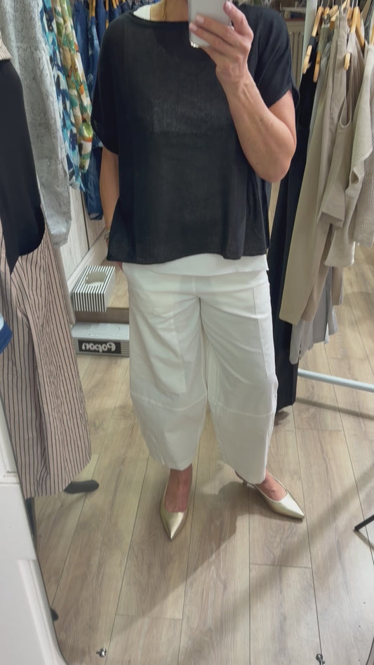 Lotus Eaters Lak 19 Knit Top Black