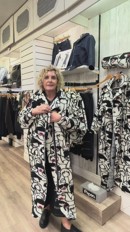 My Soul Lady Print Coat