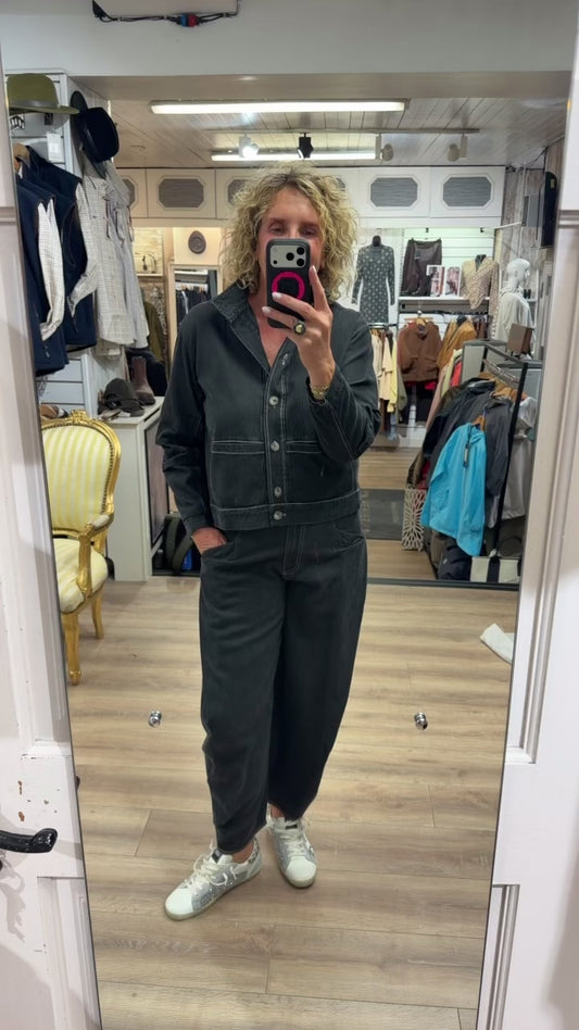Ozai N Ku Trousers Black Denim