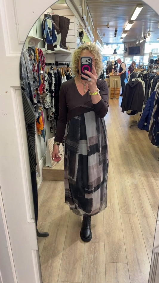 Peruzzi Tulle Skirt Dress