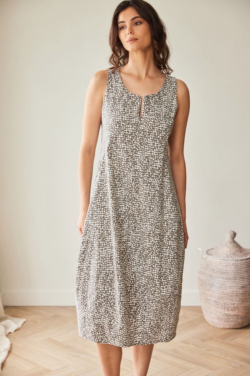 Peruzzi Print  Sleeveless Dress