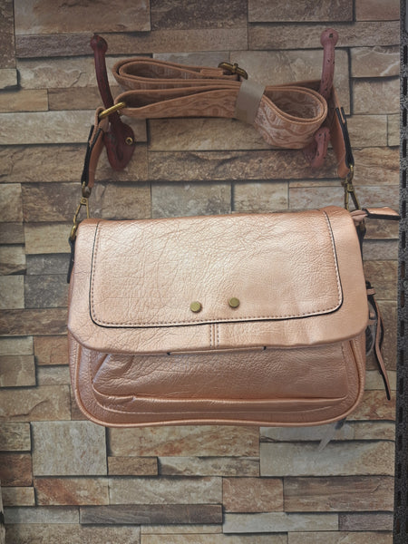 Plain 2strap Vegan Cross Body