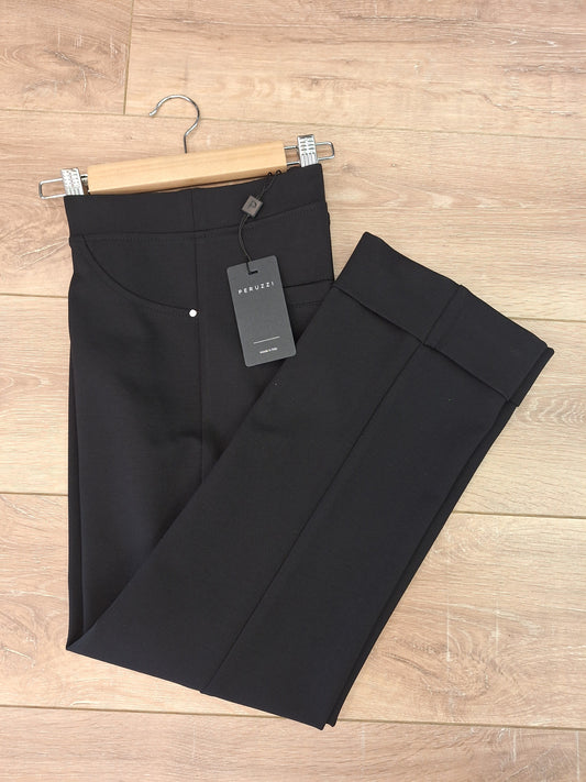 Peruzzi Turn Up Trouser Black