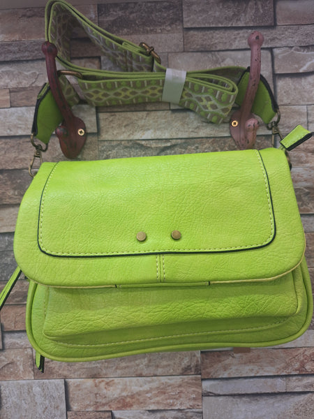 Plain 2strap Vegan Cross Body
