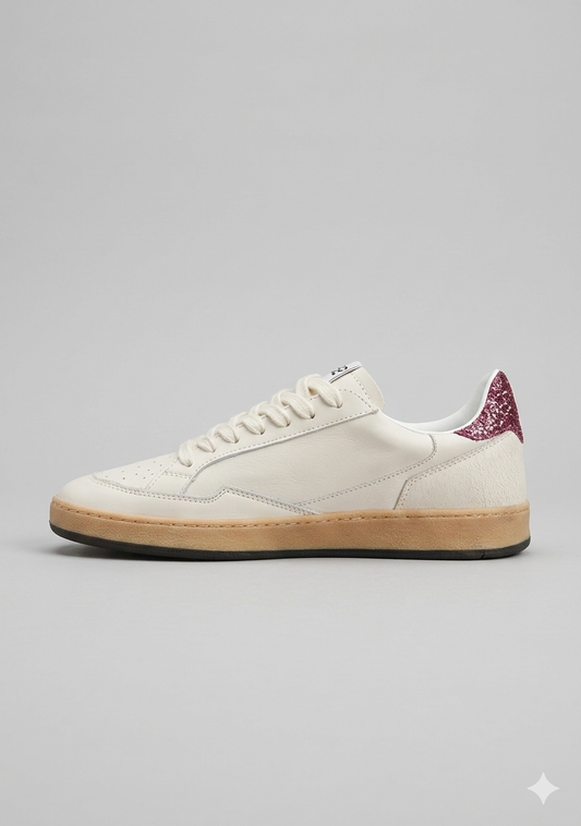 4B12 Playnew Trainers WHITE/FUXIA