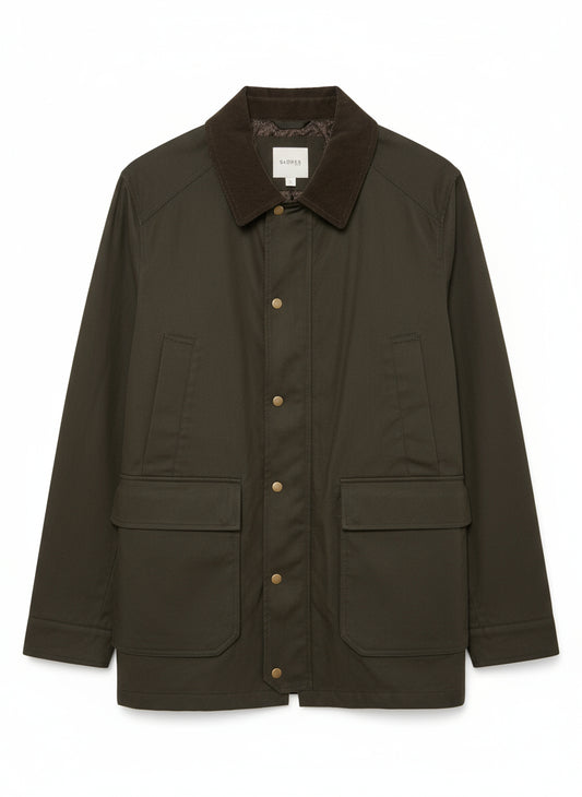 Skopes Ribble Wax Coat Olive