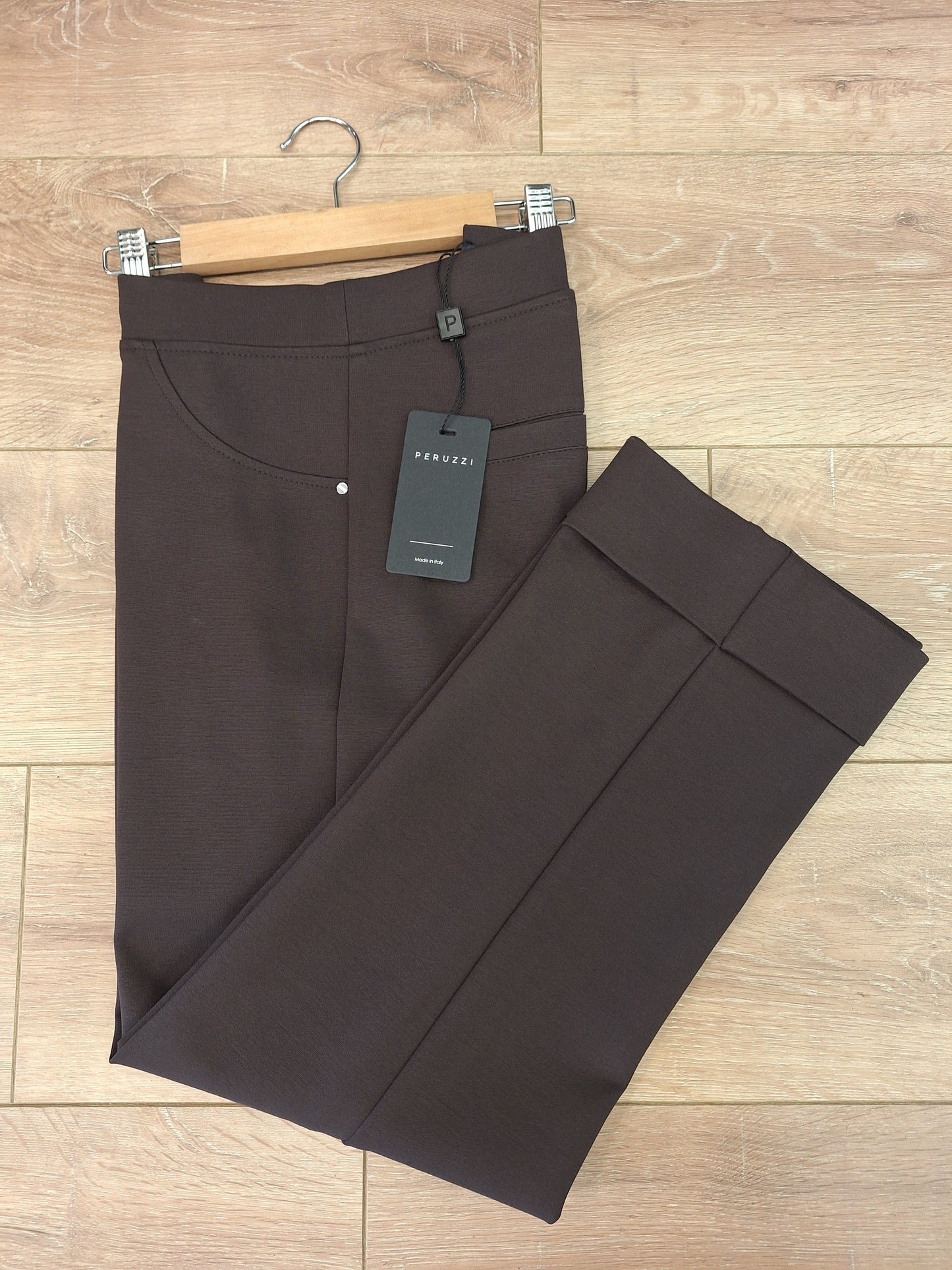 Peruzzi Turn Up Trouser Brown