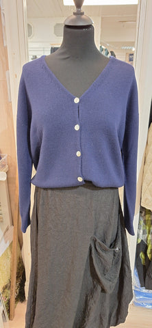 Art Cardigan Navy