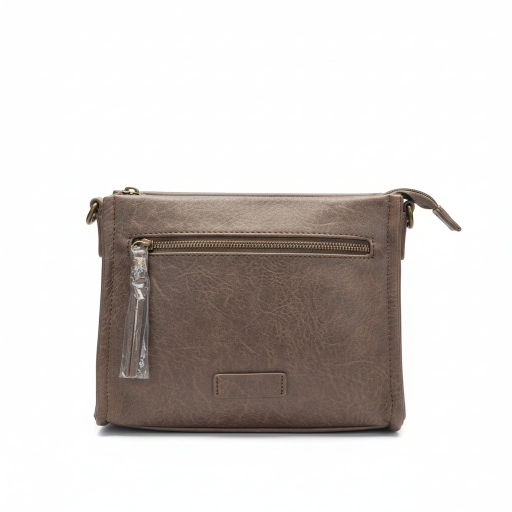 Vegan Midi Square Bag